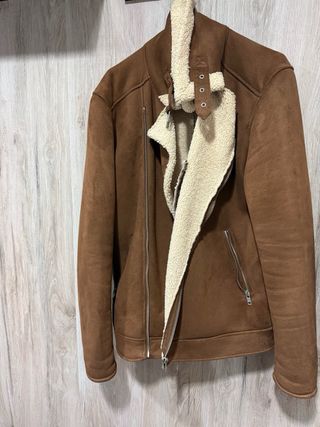 Chaqueta Aviador Springfield y Zara Gris