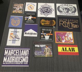 Lote pegatinas Real Madrid