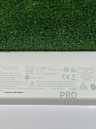 Báscula de baño con medición de doble frecuencia Xiaomi