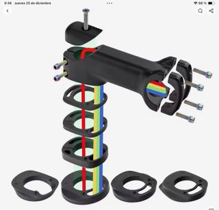 Potencia Bicicleta Cableado Interno