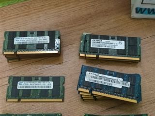 lote de 92 ram ddr2 sodim 2gb,