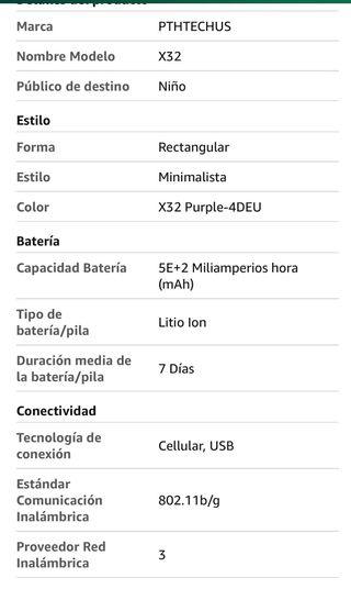 Reloj Inteligente Niños Rosa y Gris