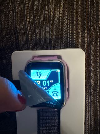 Reloj Inteligente Niños Rosa y Gris