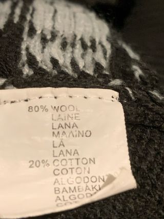 Cardigan Peng Qi a quadretti tg XXXL