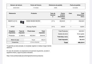 Altavoces Bose Profesionales Negros