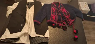 Conjunto casero niño 1-2 años Baserritar jantzia.