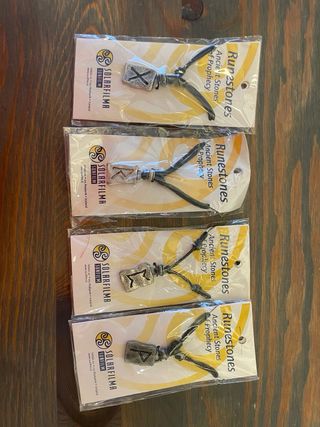 Colgante Círculo de Runas Pjátur Pewter