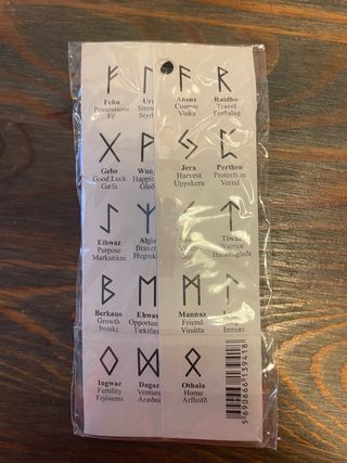 Colgante Círculo de Runas Pjátur Pewter