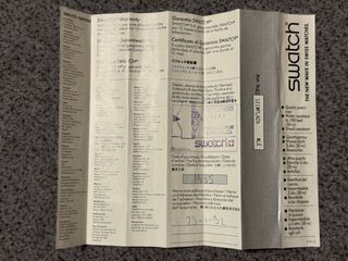 Orologio Swatch Vintage Plaza GX121