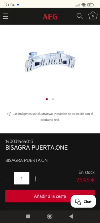 Despiece lavadora aeg lavamat 6000