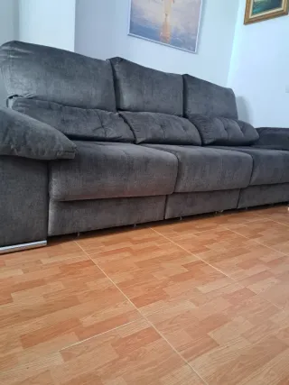 Sofá cama gris 3 plazas