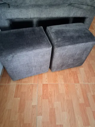 Sofá cama gris 3 plazas