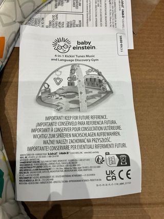 Tapete Piano Bebé Baby Einstein