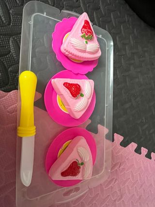 Juego de pasteles de juguete