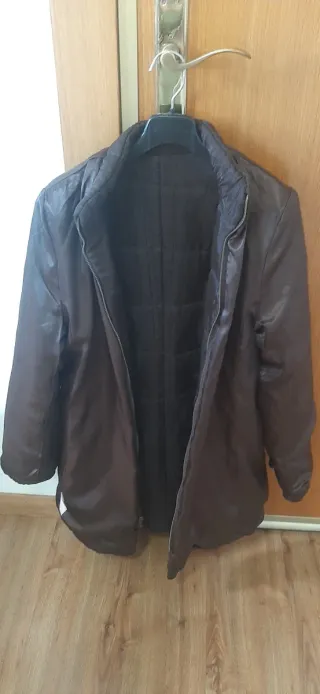 Chaquetón marrón IMPLICATE talla S