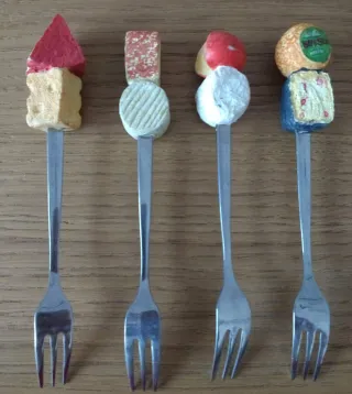 TENEDORES + COPAS CERVEZA