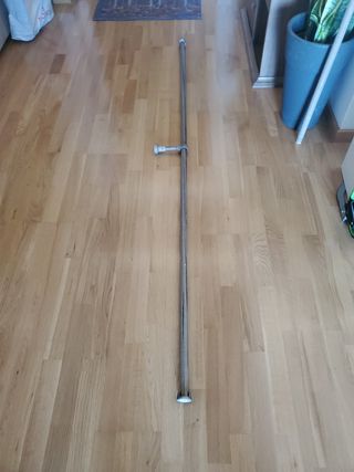 Barra cortina madera 210