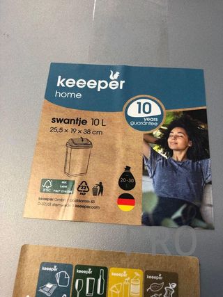 Keeeper Cubo de basura