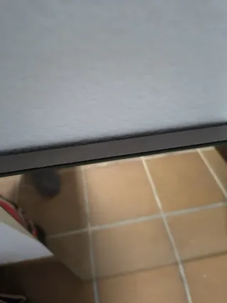 Espejo de baño madera y cristal