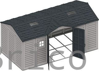 Caseta PVC Apex Pro Plus 246x476x234 cm - Duramax