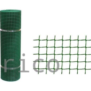 Malla Plástica - 18x20 mm - 1,00x25 m - Verde