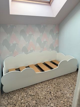 Cama infantil nube blanca BAINBA