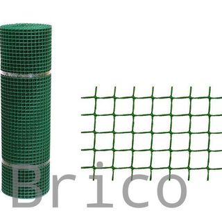 Malla Plástica - 43x43 mm - 1,00x25 m - Verde