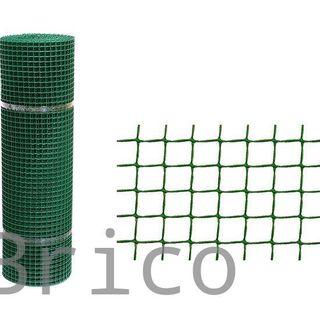 Malla Plástica - 9x9 mm - 1,00x25 m - Verde