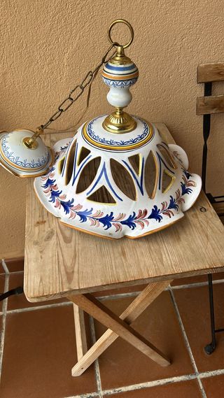 Lámpara de cerámica colgante