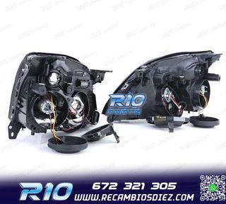 FAROS OPEL VECTRA C 02-05 SIGNUM 03-05 FONDO NEGRO