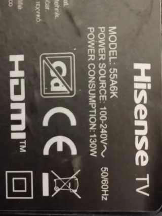 Despieces Hisense 55A6K RSAG7.820.12903/ROH