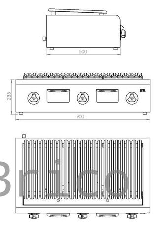 Barbacoa Gas Serie 500 - B900