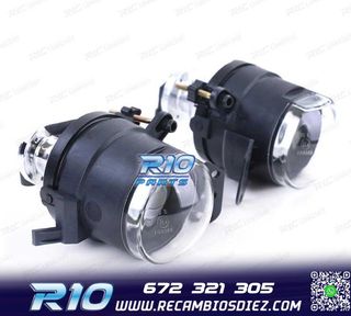 FAROS ANTINIEBLAS CON LUPA PARAGOLPES BMW TIPO M