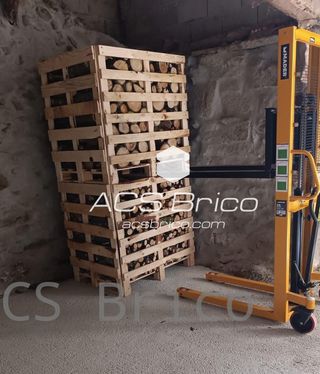 Transpaleta Apilador Elevador de Palets Manual Nylon 1000 Kg - 1600 mm - 65342 - Mader