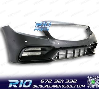 PARAGOLPES DELANTERO MERCEDES CLASE C W205 18-21 LOOK AMG C6