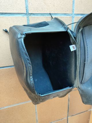Alforjas moto cuero