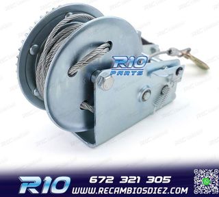 CABRESTANTE PROFESIONAL 1500KG Y 10 METROS