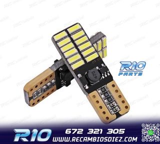 BOMBILLA T10 LED 24 SMD CANBUS