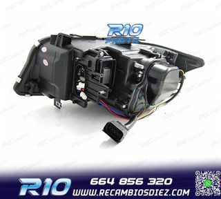 FAROS BMW E90 E91 05-08 XENON OJOS ANGEL U LED 3D NEGRO