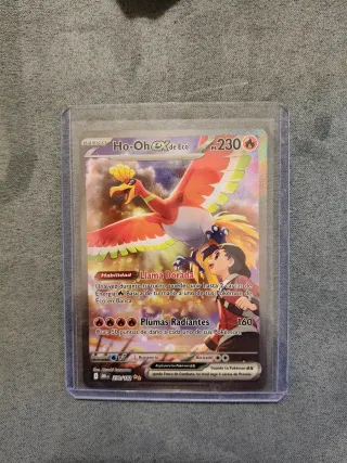 Ho-Oh EX de Eco Carta Pokémon Rivales Pred. Esp.