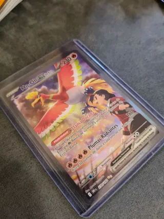 Ho-Oh EX de Eco Carta Pokémon Rivales Pred. Esp.