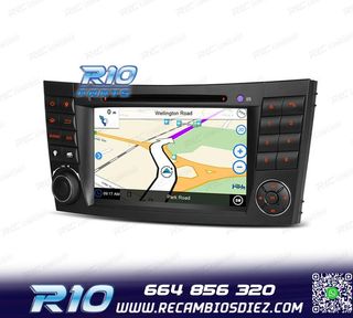RADIO NAVEGADOR 7" PARA MERCEDES CL. E W211 CLS W219 USB GPS