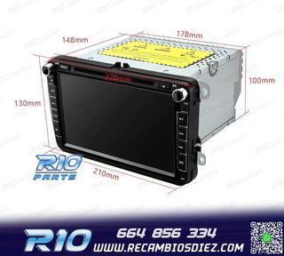 RADIO GPS ANDROID 14 PARA VOLKSWAGEN VW GOLF POLO PASSAT CAD