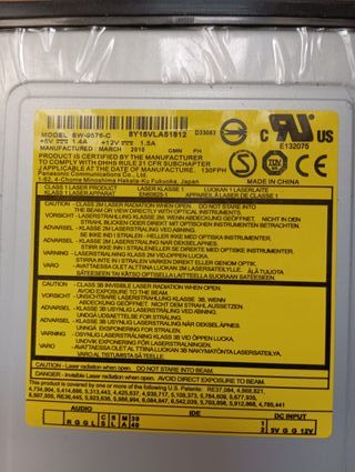 Panasonic SW-9576-C DVD-RAM Drive