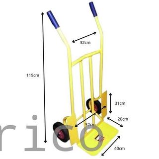 Carretilla Almacén Rueda Maciza 300 Kg