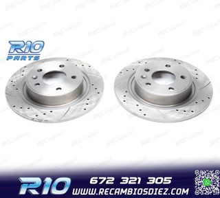 DISCOS DE FRENO PARA LANCIA PERFORADOS RANURADOS