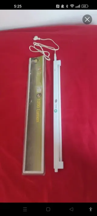 Regleta luz blanca con interruptor