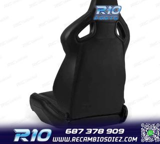 ASIENTO BAQUET UNIVERSAL CUERO NEGRO ESTILO SPORTSTER
