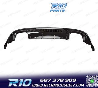 DIFUSOR VOLKSWAGEN VW GOLF 7.5 17-20 LOOK R NEGRO BRILLO