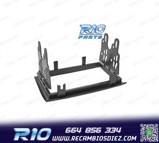 MARCO NEGRO RADIO 2-DIN PARA CITROEN JUMPER PEUGEOT BOXER FI